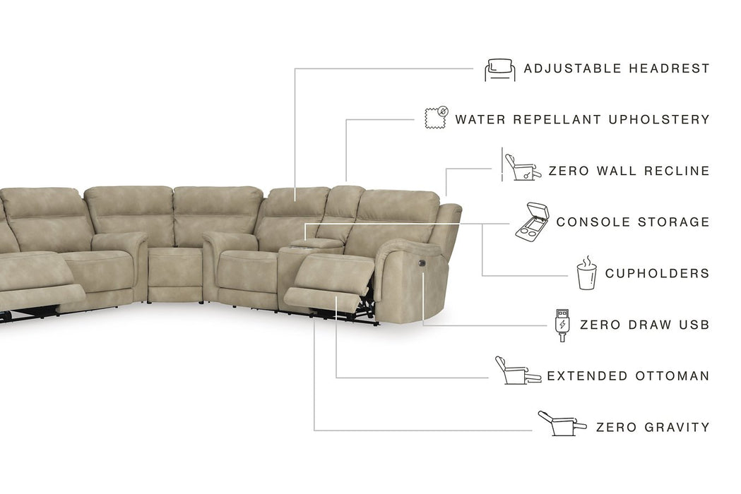 Next-Gen DuraPella 3-Piece Power Reclining Sectional