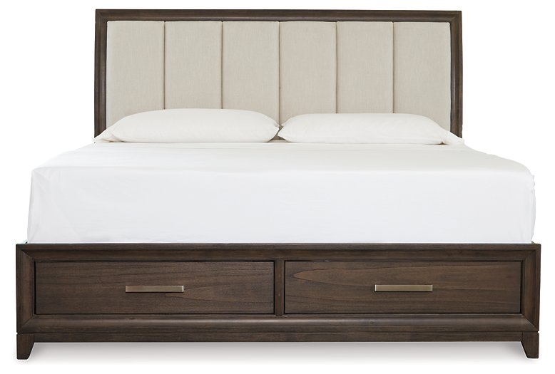 Brueban Bed with 2 Storage Drawers