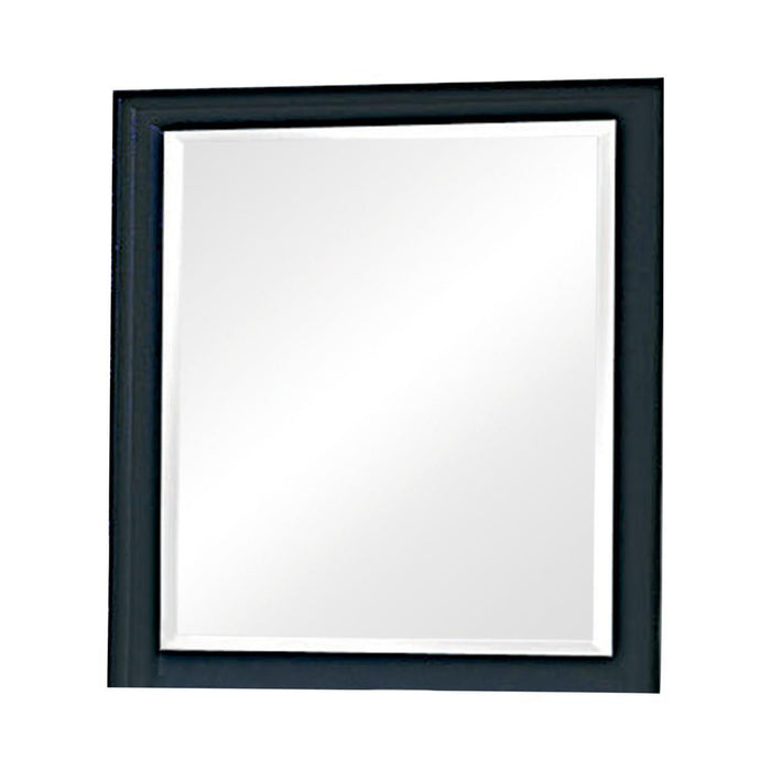 Sandy Beach Black Dresser Mirror