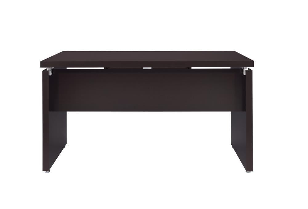 Skylar Contemporary Cappuccino Computer Desk