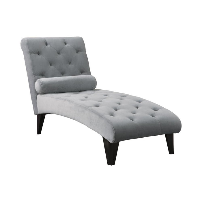 Transitional Grey Chaise