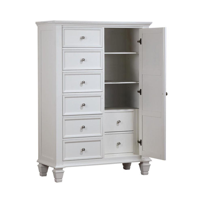 Sandy Beach Door Dresser With Concealed Storage