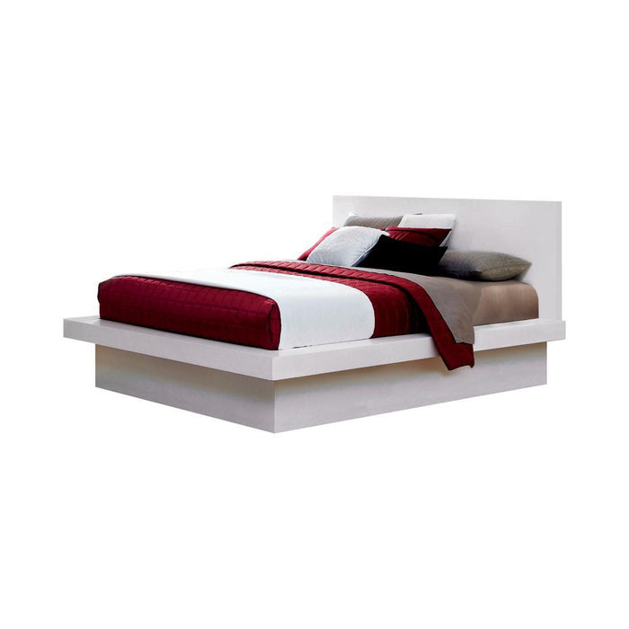 Jessica Contemporary White California King Bed