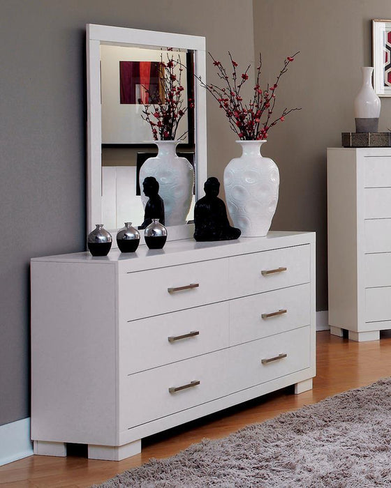 Jessica Contemporary Six Drawer Dresser