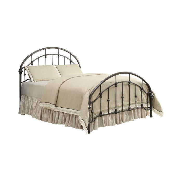 Maywood Transitional Black Metal Full Bed