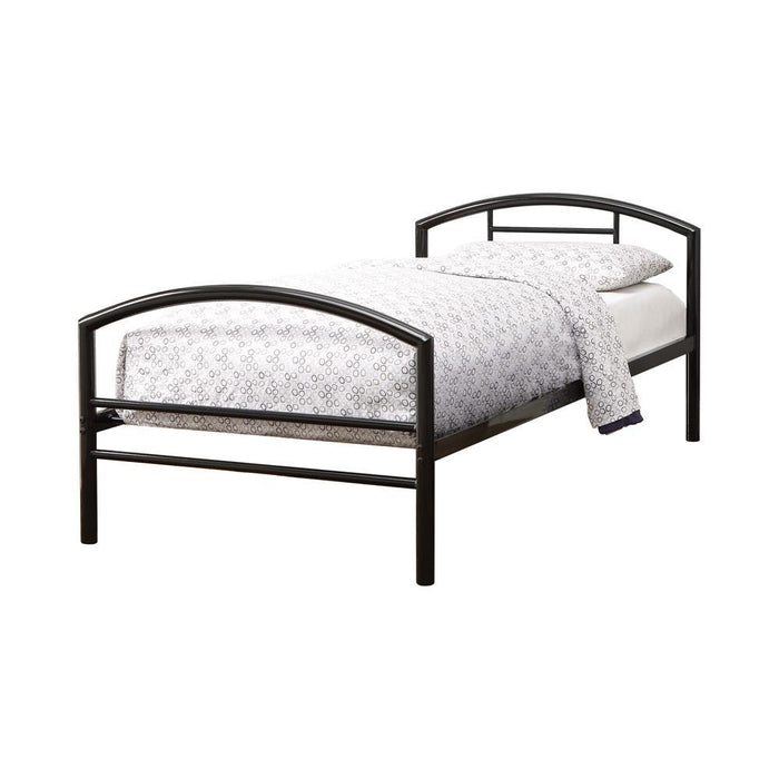 Baines Black Metal Bed