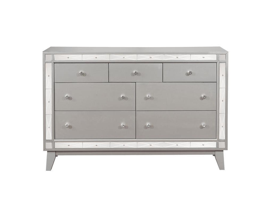 Leighton Contemporary Seven Drawer Dresser