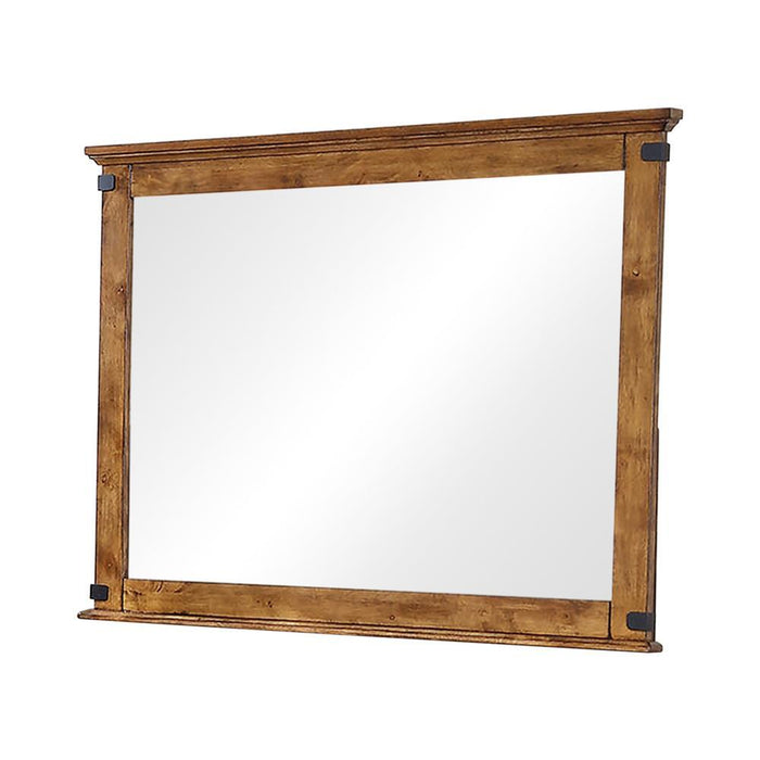 Brenner Rustic Honey Mirror