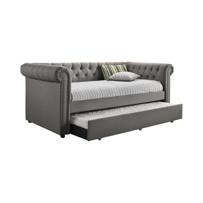 Kepner Grey Chesterfield Daybed