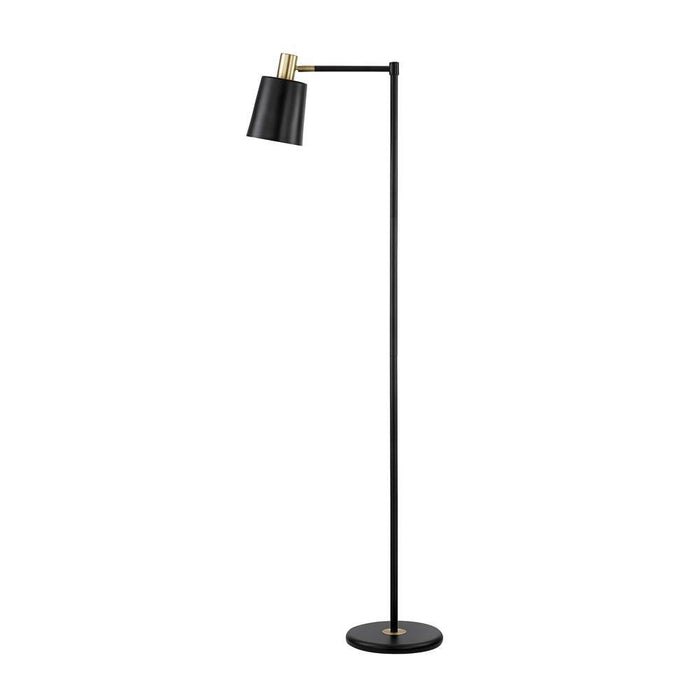 Retro Black and Gold Floor Lamp