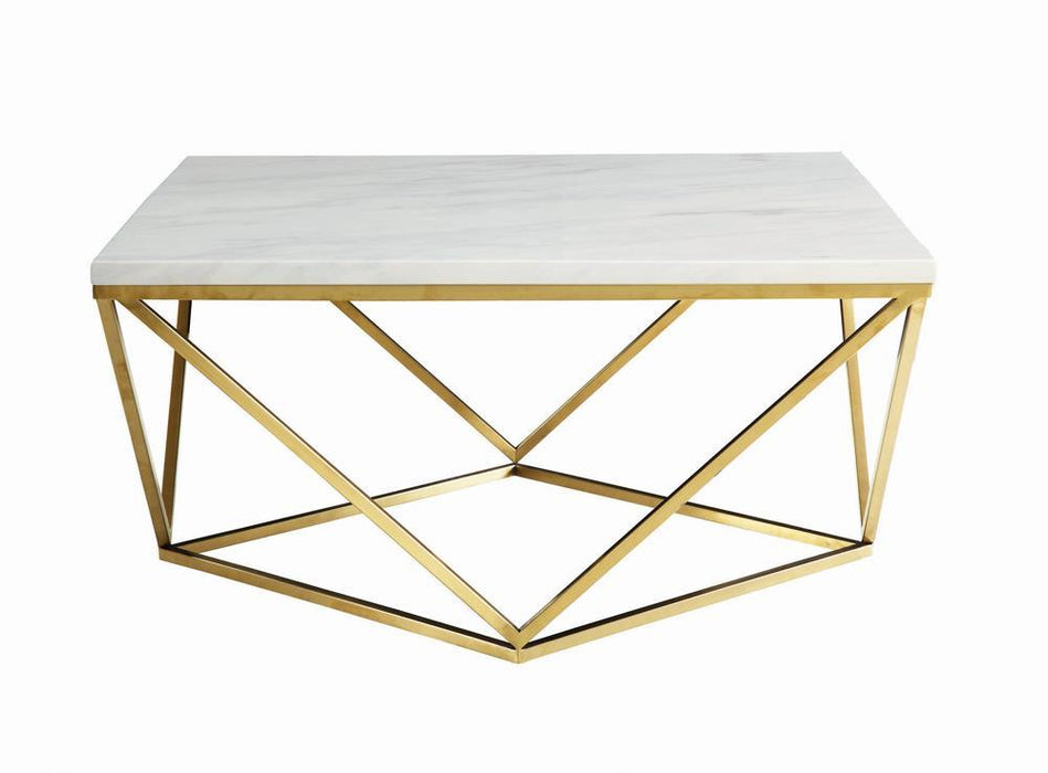 Modern White Coffee Table