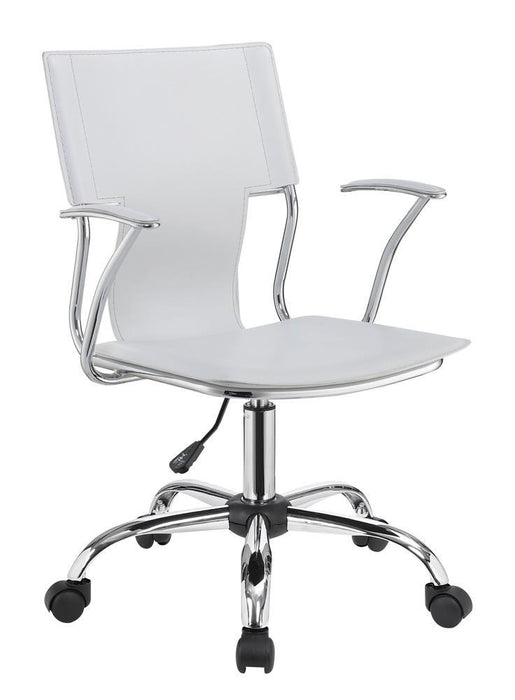 G801363 Contemporary White Office Chair