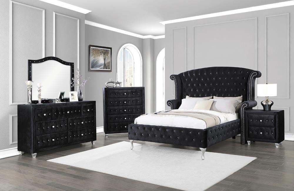 Deanna Contemporary Eastern King Bed