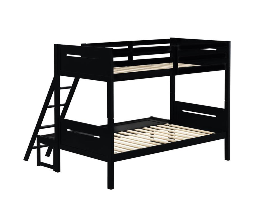 405052BLK TWIN/FULL BUNK BED