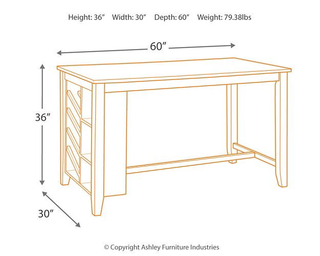 Rokane Counter Height Dining Table