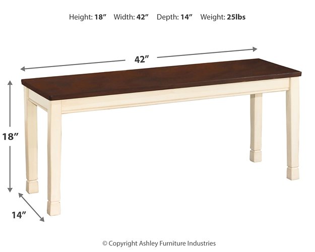 Whitesburg Dining Bench