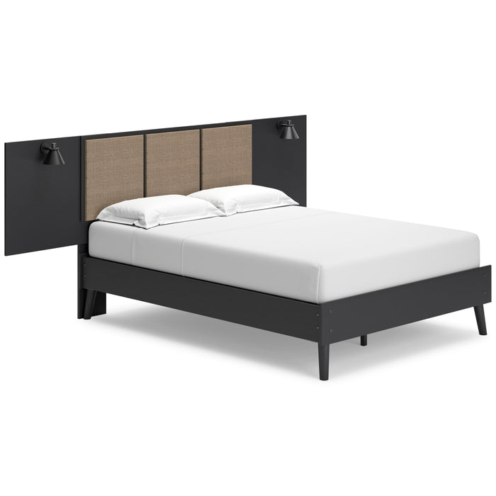 Charlang Panel Bed with 2 Extensions