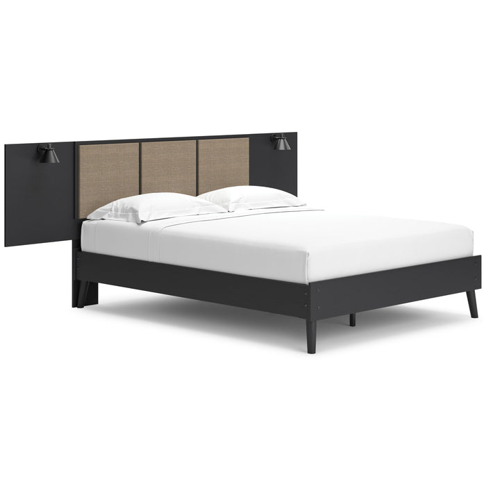 Charlang Panel Bed with 2 Extensions