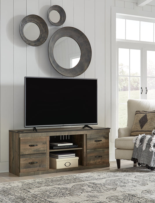 Trinell 4-Piece Entertainment Center with Electric Fireplace