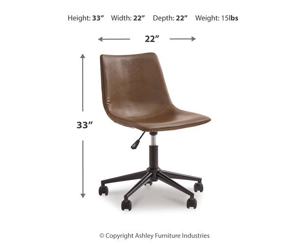 Bertmond Home Office Desk with Chair