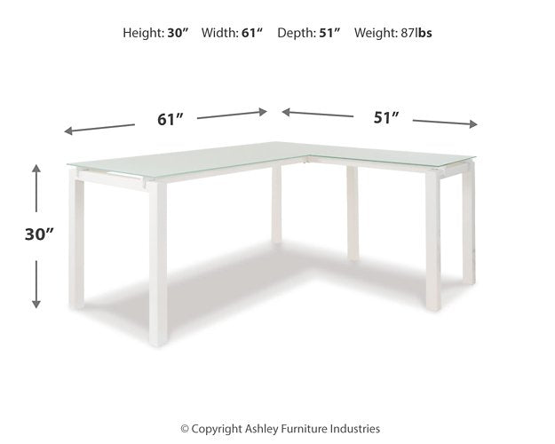 Baraga Home Office L-Desk