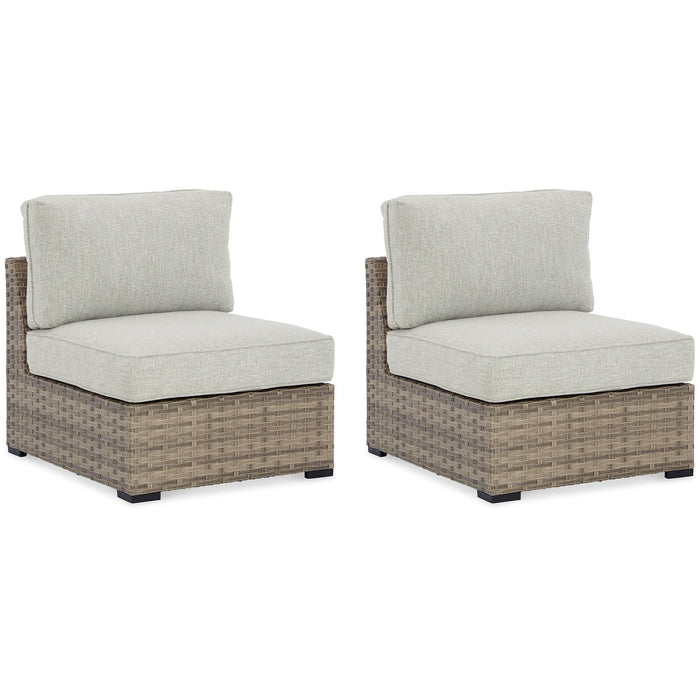 Calworth 7-Piece Outdoor Sectional with Ottoman