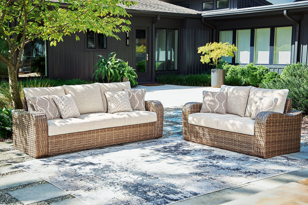 Sandy Bloom Outdoor Living Room Set