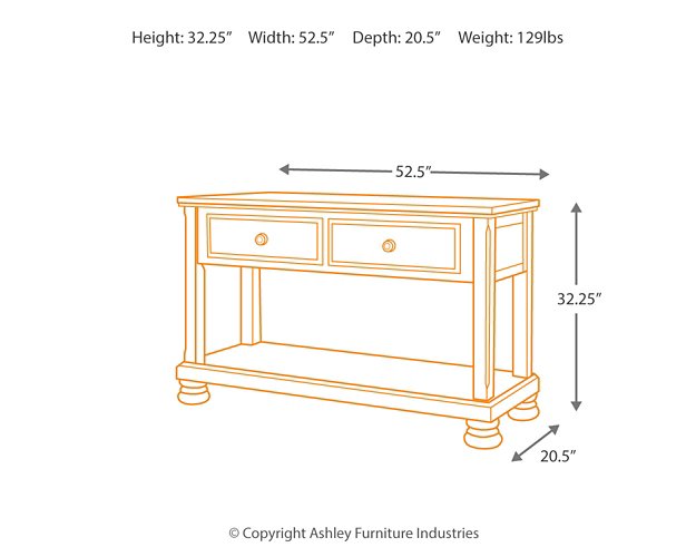 Porter Sofa/Console Table