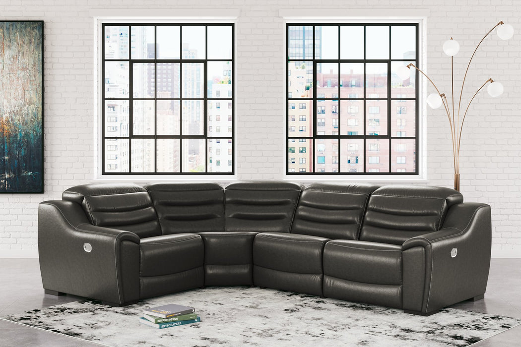 Center Line 4-Piece Power Reclining Sectional