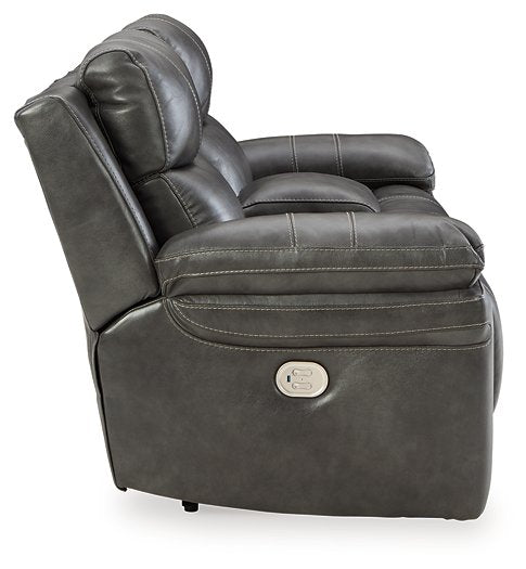 Edmar Power Reclining Loveseat with Console