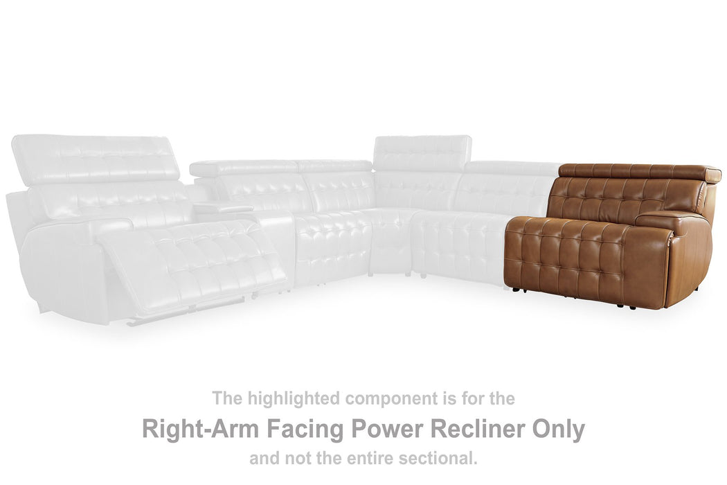 Temmpton 2-Piece Power Reclining Sectional Loveseat