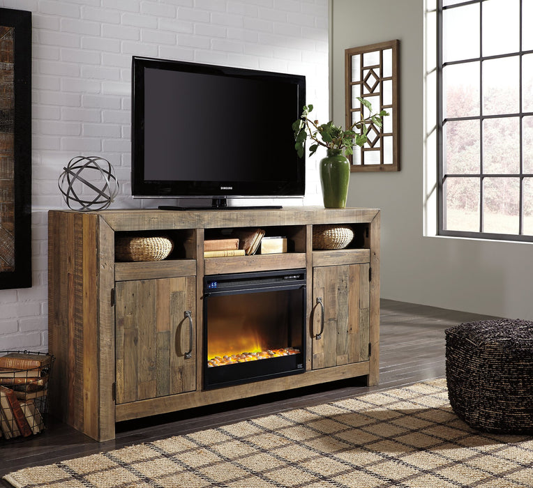 Sommerford 62" TV Stand with Electric Fireplace