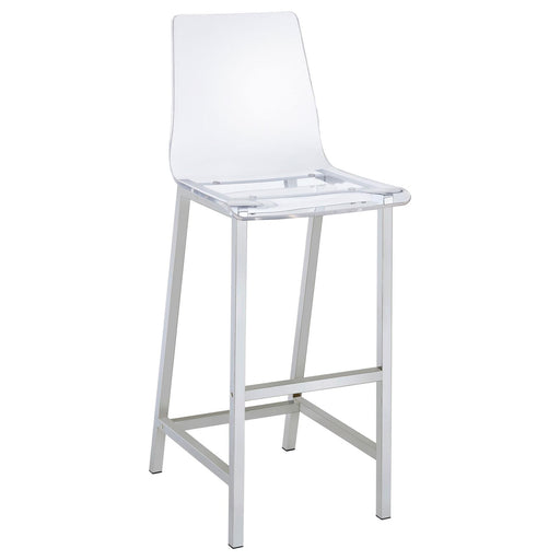 G100295 Contemporary Clear Acrylic Bar Stool image