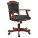 G100871 Casual Black and Tobacco Upholstered Game Chair image