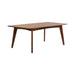 Malone Mid Century Modern Dark Walnut Dining Table image