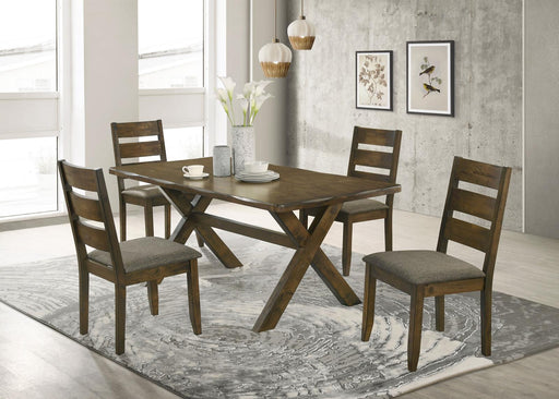 Alston Rustic Trestle Five Piece Dining Set image