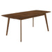 Redbridge Mid Century Modern Natural Walnut Dining Table image