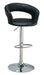 G120346 Contemporary Chrome and Black Bar Stool image