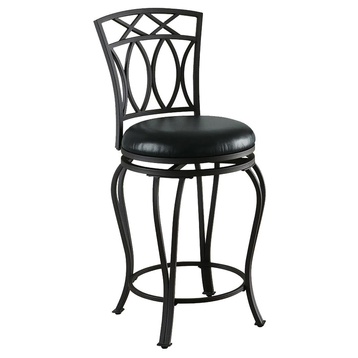 G122059 Casual Black Metal Counter Stool image