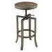 Industrial Walnut Adjustable Bar Stool image