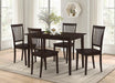 Oakdale Casual Cappuccino Five Piece Dinette Set image