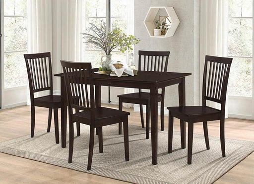 Oakdale Casual Cappuccino Five Piece Dinette Set image