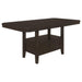 Prentiss Extendable Rectangular Counter Height Table With Butterfly Leaf Cappuccino image