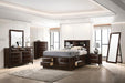 Phoenix Cappuccino King Four Piece Bedroom Set image