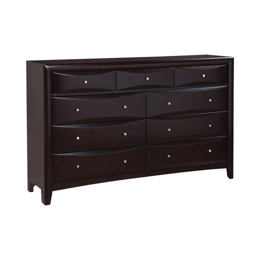 Phoenix Transitional Deep Cappuccino Dresser image