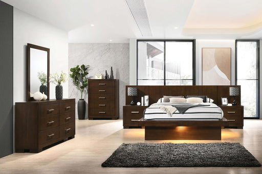 Jessica Dark Cappuccino Queen Four Piece Bedroom Set image