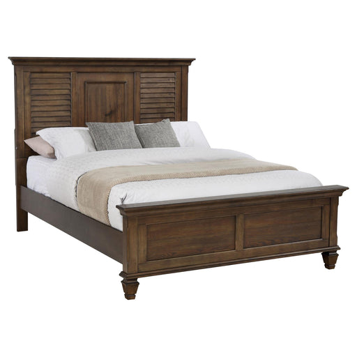 Franco Burnished Oak Eastern King Bed image