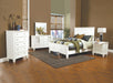 Sandy Beach White King Four Piece Bedroom Set image