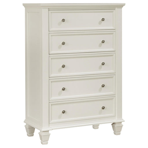 Sandy Beach Five Drawer Chest image