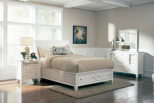 G201309KE S5 Sandy Beach White King Five Piece Bedroom Set image